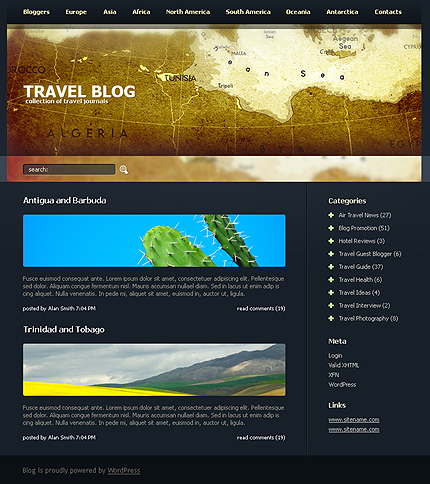 Travel WordPress Theme