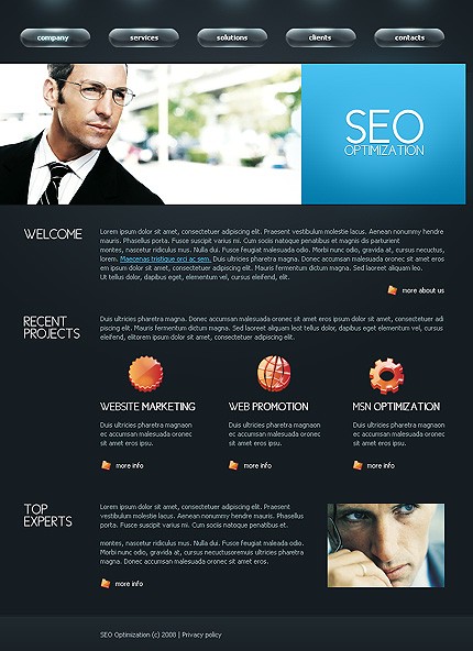 SEO Website Template