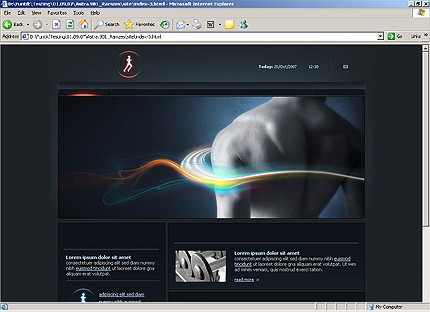 club&nbsp;website template