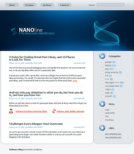 tech wordpress theme, wordpress premium tech template