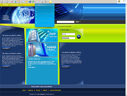 company&nbsp;website template