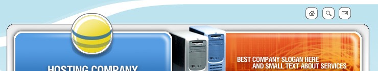 hosting&nbsp;website template