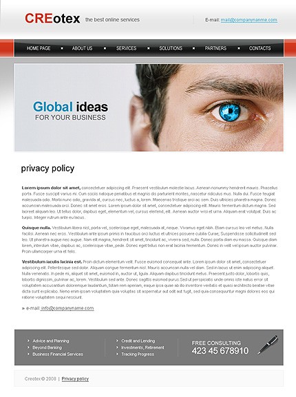 creotex&nbsp;site template