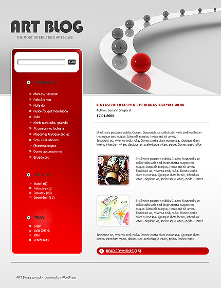 Art WordPress Theme