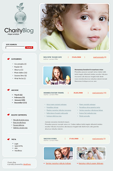 Charity WordPress Theme