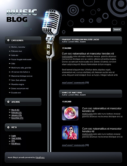 Music WordPress Theme