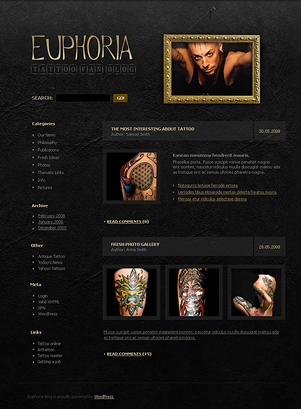 Euphoria WordPress Theme