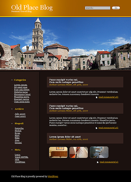 Old Place WordPress Theme