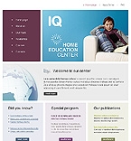 Education web site template 19655