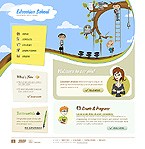 Education web site template 19665