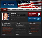 Political  web site template 19787