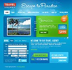 Travel web site template 19831