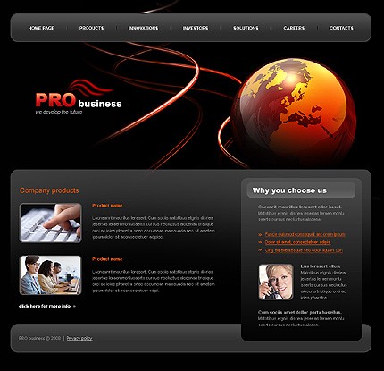 pro&nbsp;site template