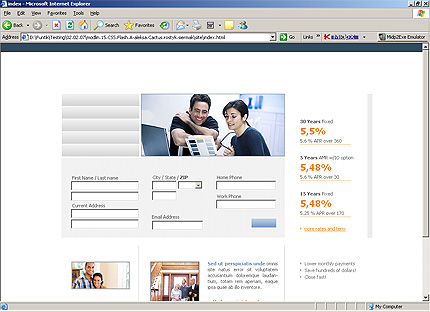 mortgage&nbsp;site template