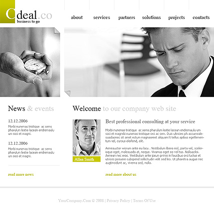 business&nbsp;site template