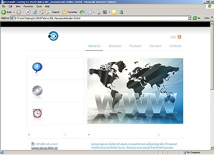 company&nbsp;website template