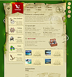 Travel web site template 19973