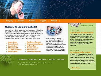 business&nbsp;site template