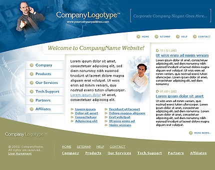 business&nbsp;site template