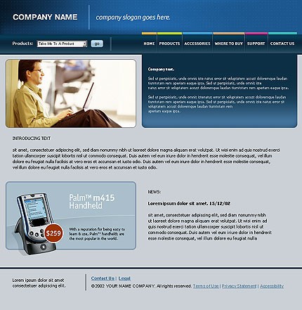 electronic&nbsp;site template