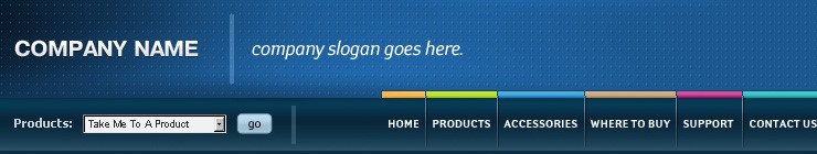 electronic&nbsp;website template