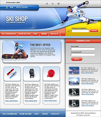 online&nbsp;site template
