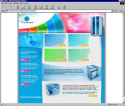 company&nbsp;website template