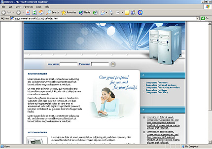 company&nbsp;website template