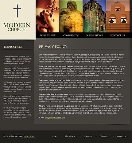 modern&nbsp;site template