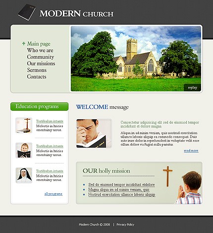 Church Website Template