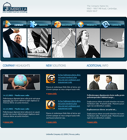 umbrella&nbsp;site template