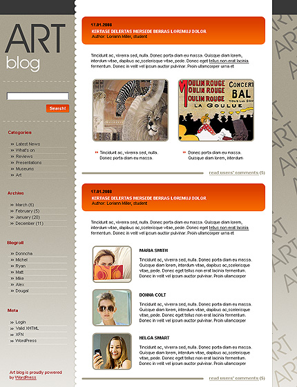 Art WordPress Theme