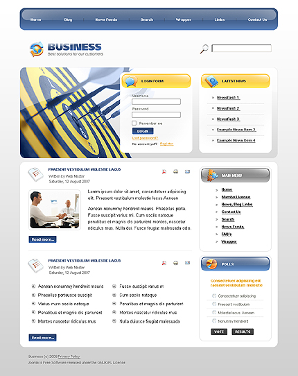 Business Joomla Template