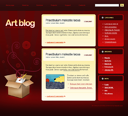Art WordPress Theme