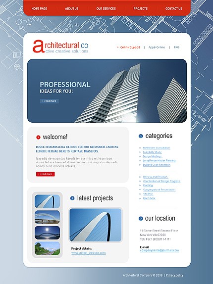 Architecture Website Template