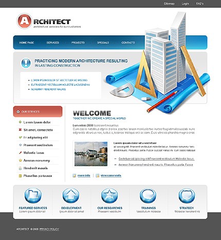 Architecture Website Template