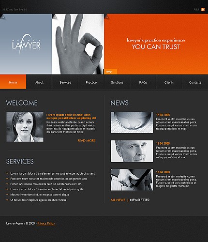 Law Website Template