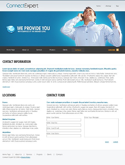 connect&nbsp;site template