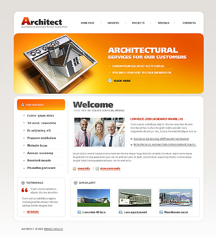 Architecture Website Template