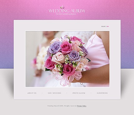 A new wedding album flash template has just been added to our website