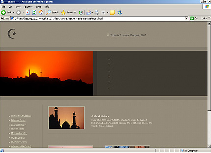 islam&nbsp;site template