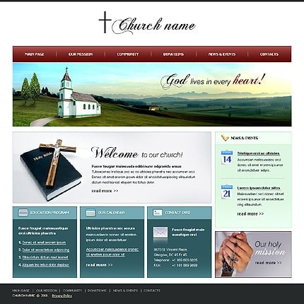 Church Website Template