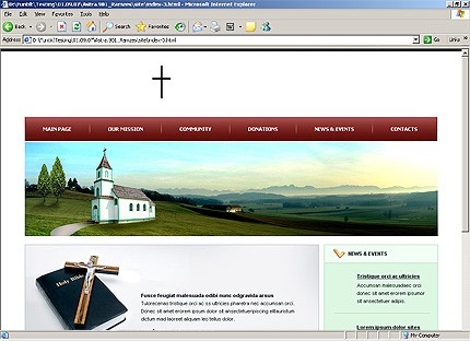 religious&nbsp;website template