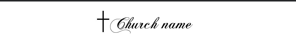 church&nbsp;website template
