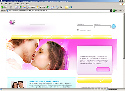 Template #20315, Html Content Page Screenshot