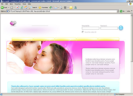 Template #20315, Html Content Page Screenshot