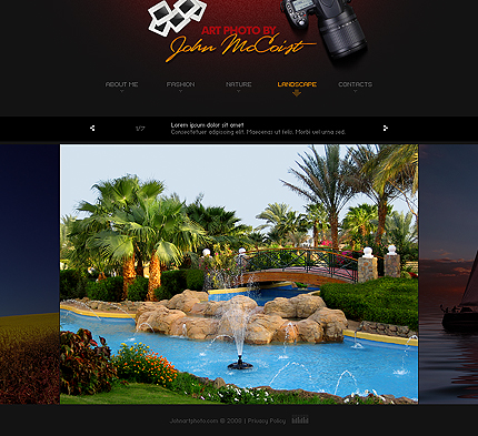 Photographer Flash Template
