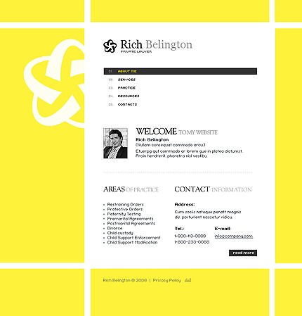 Lawyer Flash Template