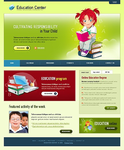 Education Website Template