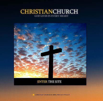 Christian Church Flash Template